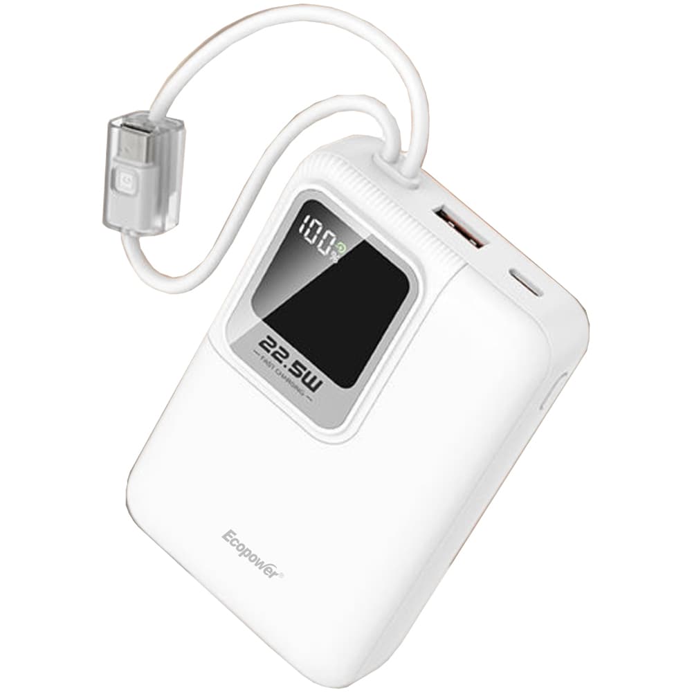 Cargador Portátil Ecopower EP-C883 12000mAh - Blanco