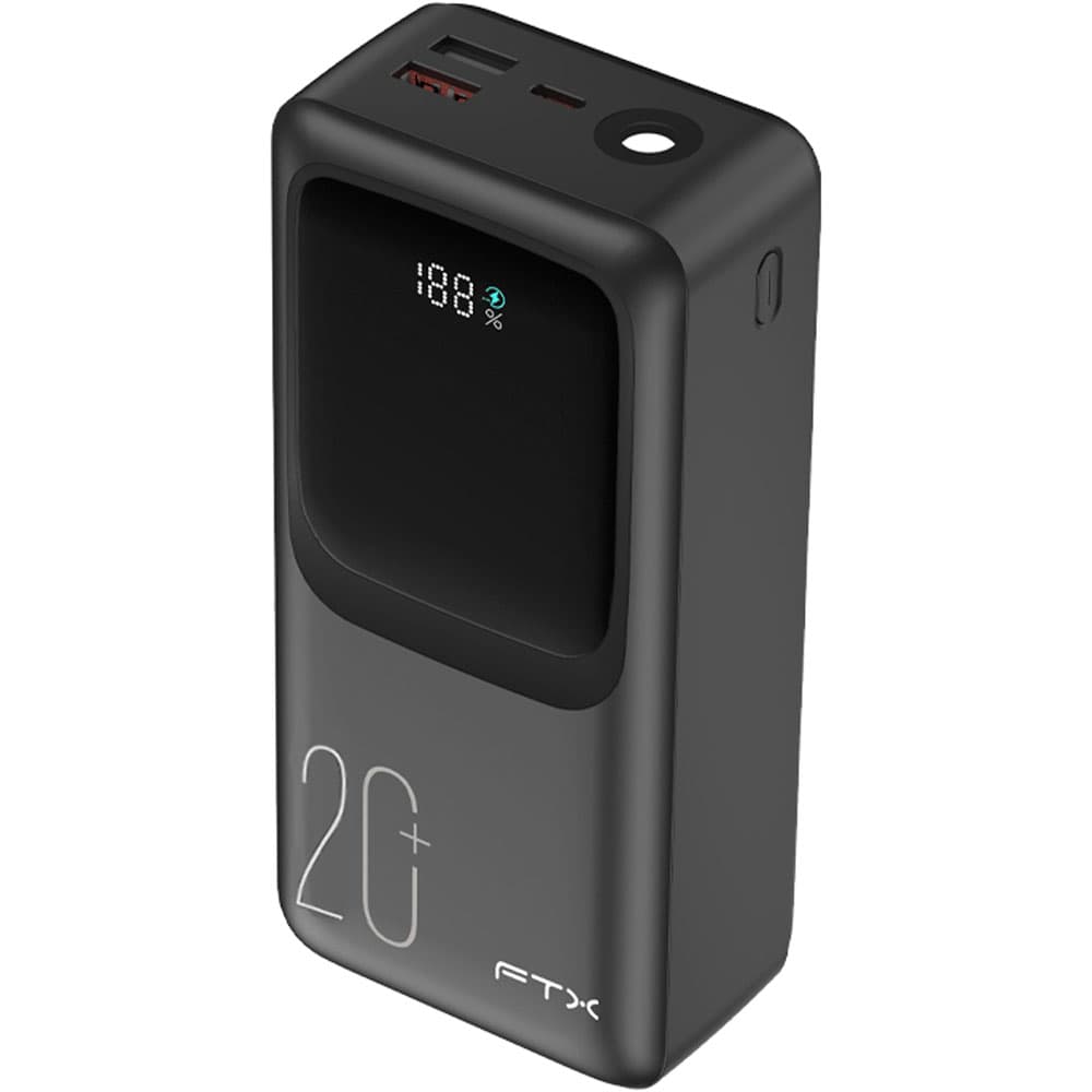 Cargador Portátil FTX FTXPB-20LCD-BK 20.000mAh - Negro