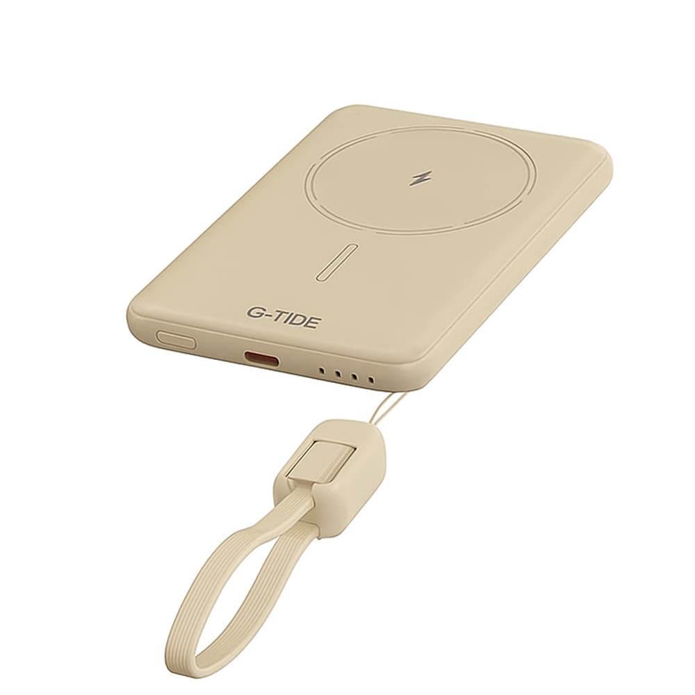 Cargador Portatil G-Tide Slim 01 5000MAH- Beige