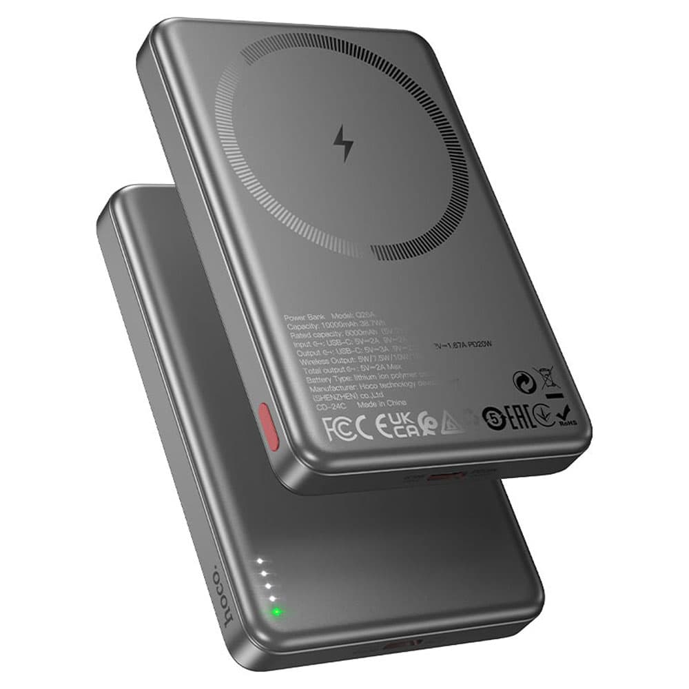 Cargador Portátil Hoco Q26A 20W 10000mAh - Gray