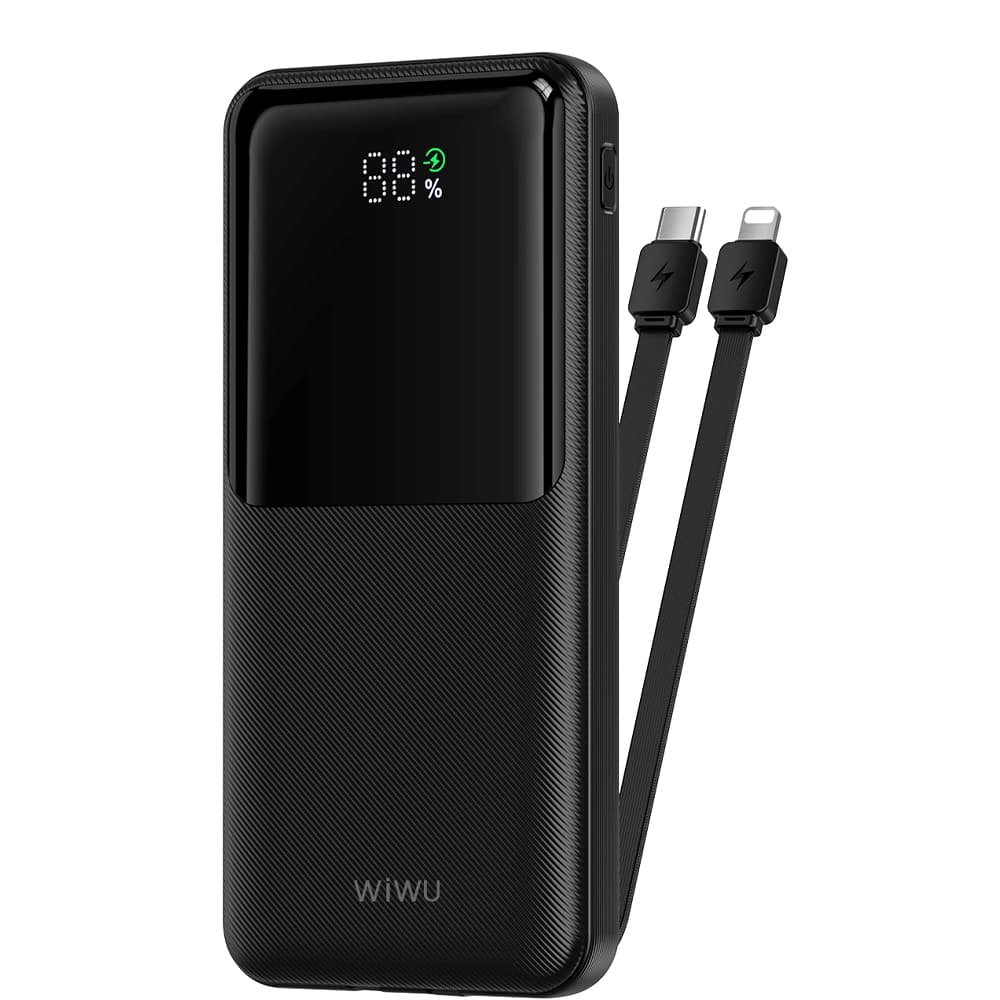 Cargador Portatil WIWU P081 Essen 10000MAH - Black