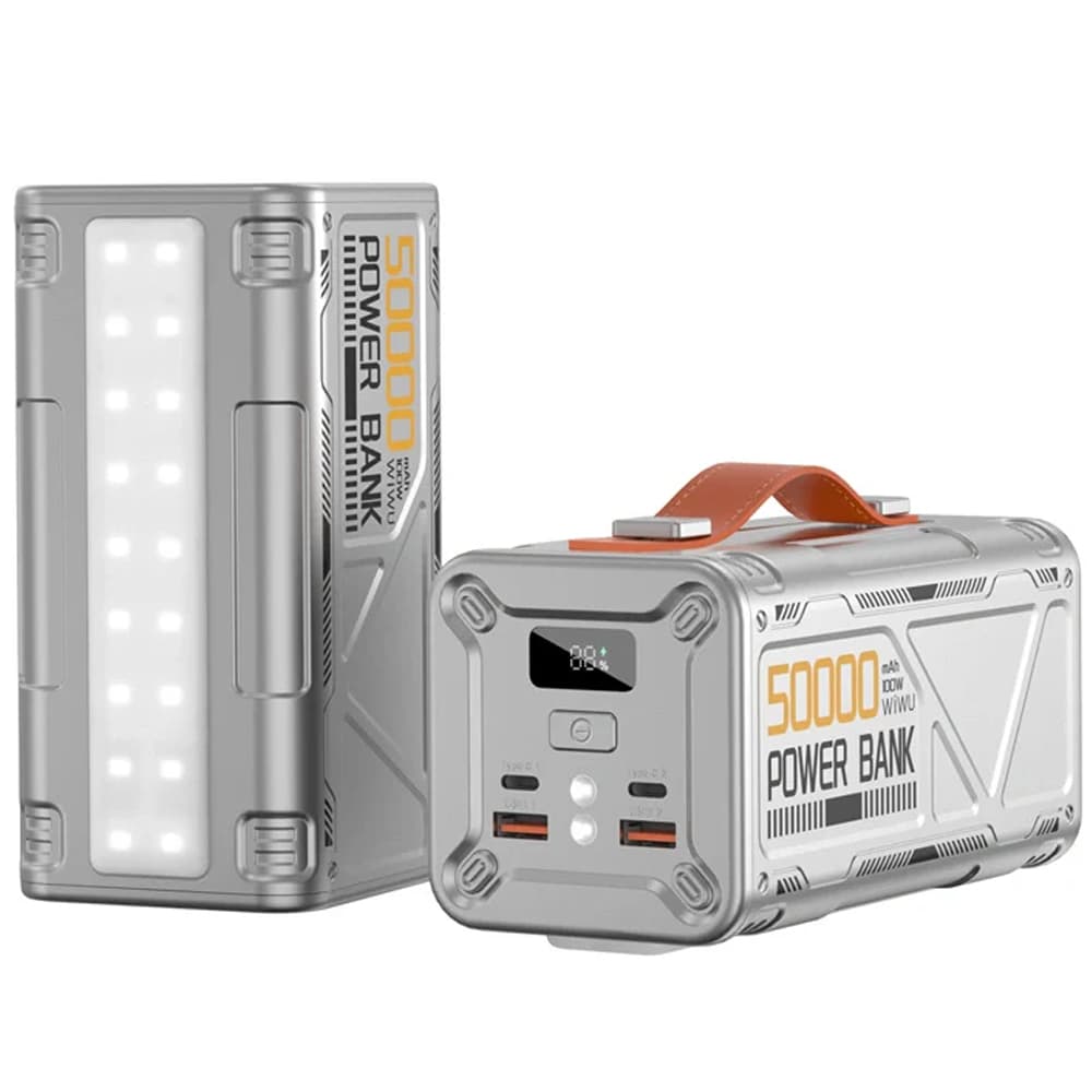 Cargador Portatil Wiwu WI-P029 50000MAh - Silver