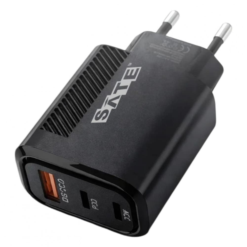 Cargador Satellite A-CC1202 USB-A/USB-C - Negro