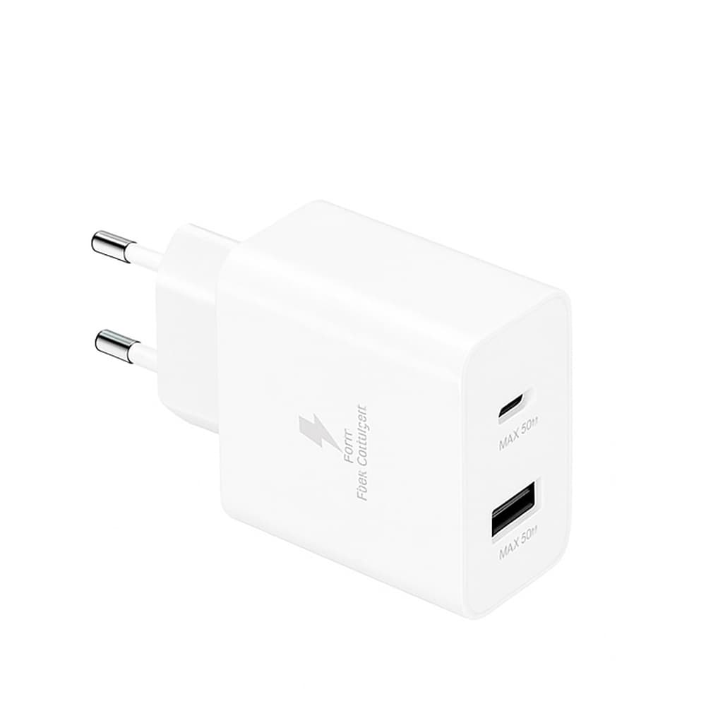 Cargador Trove PD Adapter 35W USB-C & USB-A - White