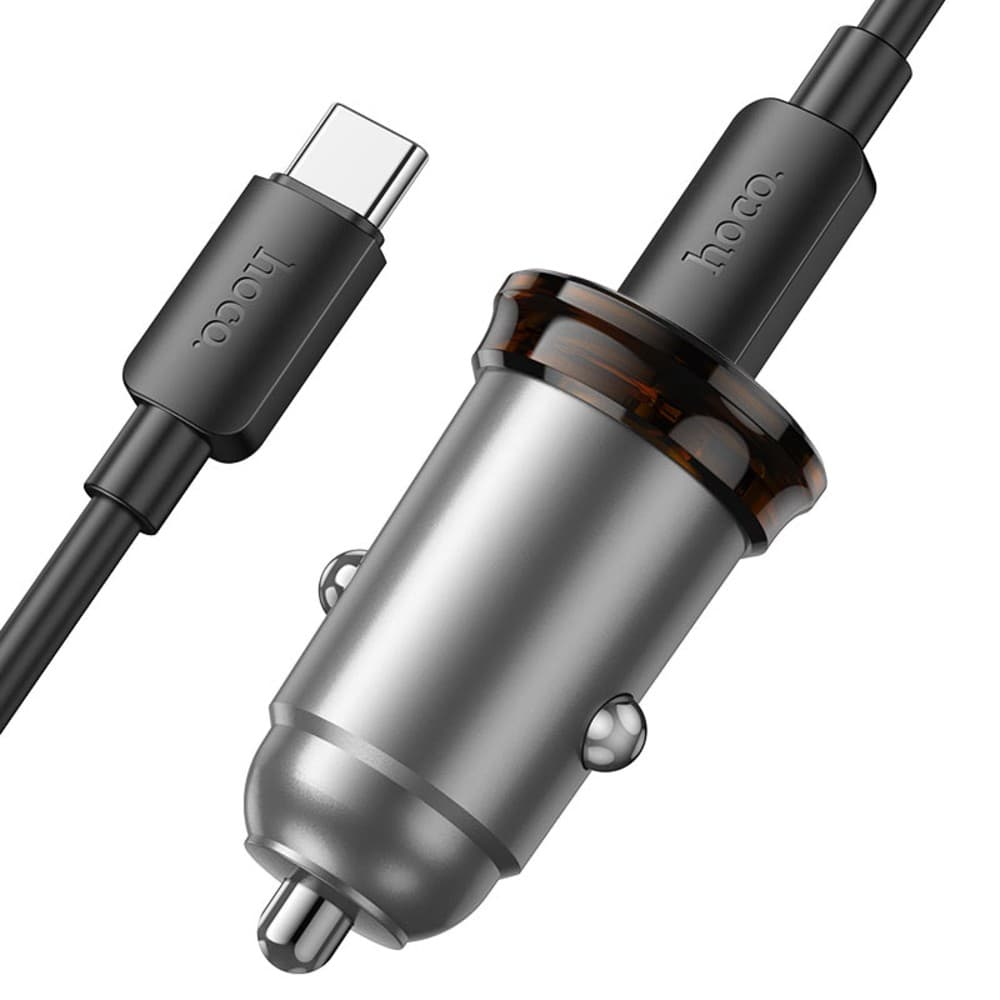Cargador Vehicular Hoco NZ16 USB-C C/CABLE USB-C/USB-C