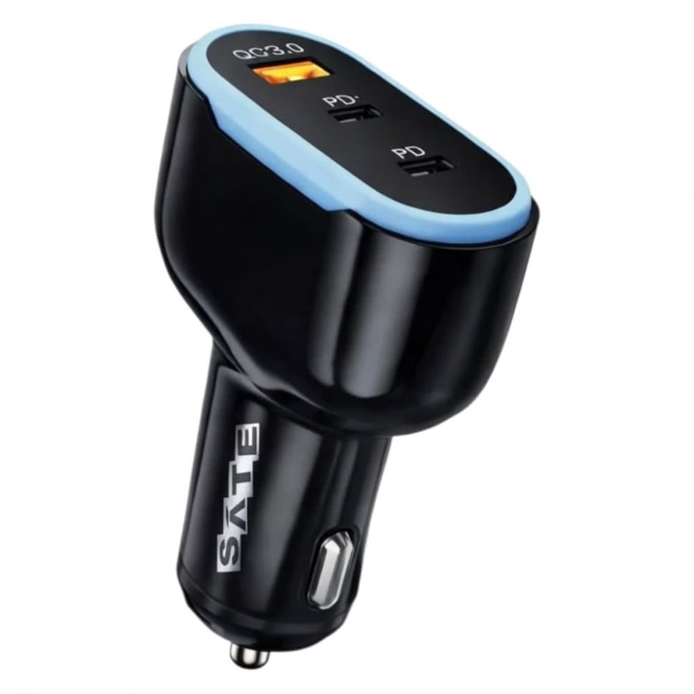Cargador Vehicular Satellite A-CC2014 - Negro