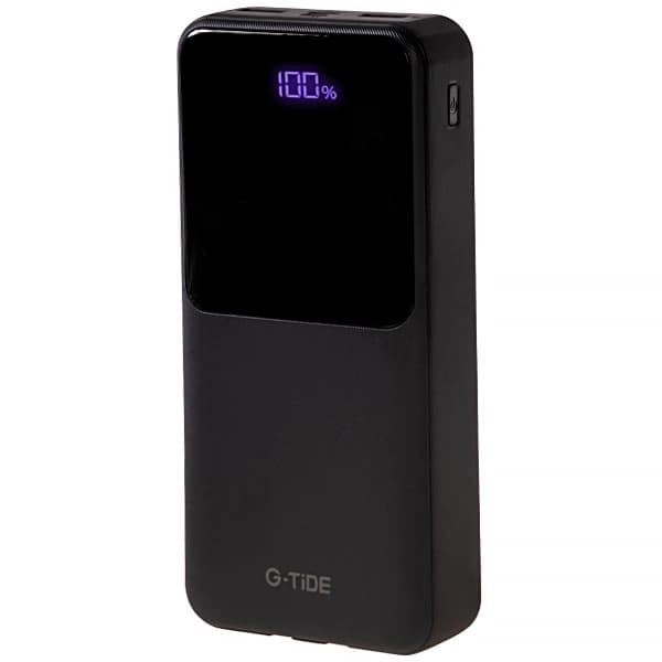Carregador Portátil G-TiDE Easy2 20.000 mAh Saídas Lightning USB-C USB - Preto