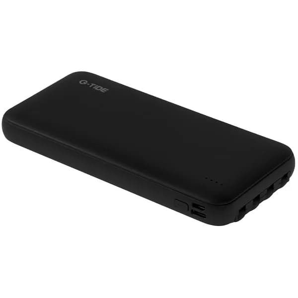 Carregador Portátil G-TiDE P1 10.000 mAh Saídas USB Lightning USB-C - Preto