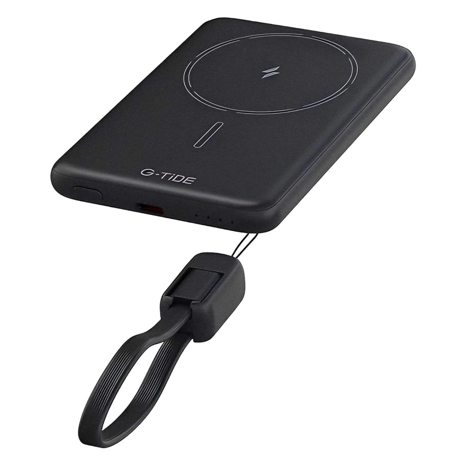 Carregador Portátil G-Tide Slim 01 5000mAh USB-C a USB-C Sem Fio - Preto
