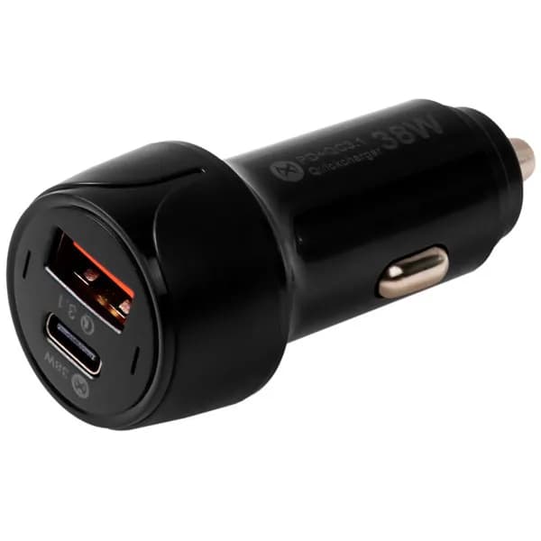 Carregador Veicular MOX MO-CC320 USB USB-C - Preto