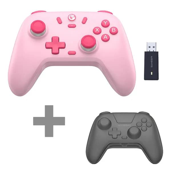 Controle Sem Fio GameSir Nova Lite T4N para PC Steam Nintendo Smartphone + Case