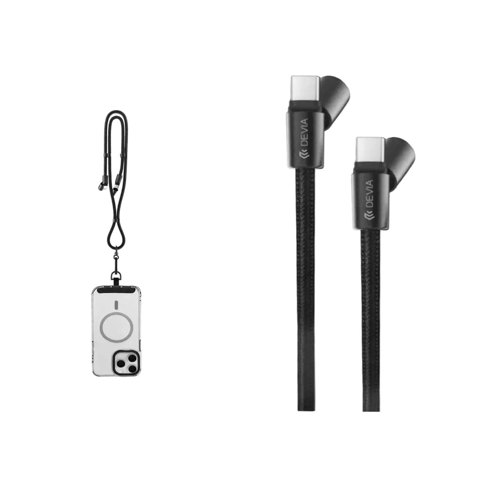 Acessório · Cordon Devia Ajustable EC657 Serie C a C PD 60W 1.6 - Black