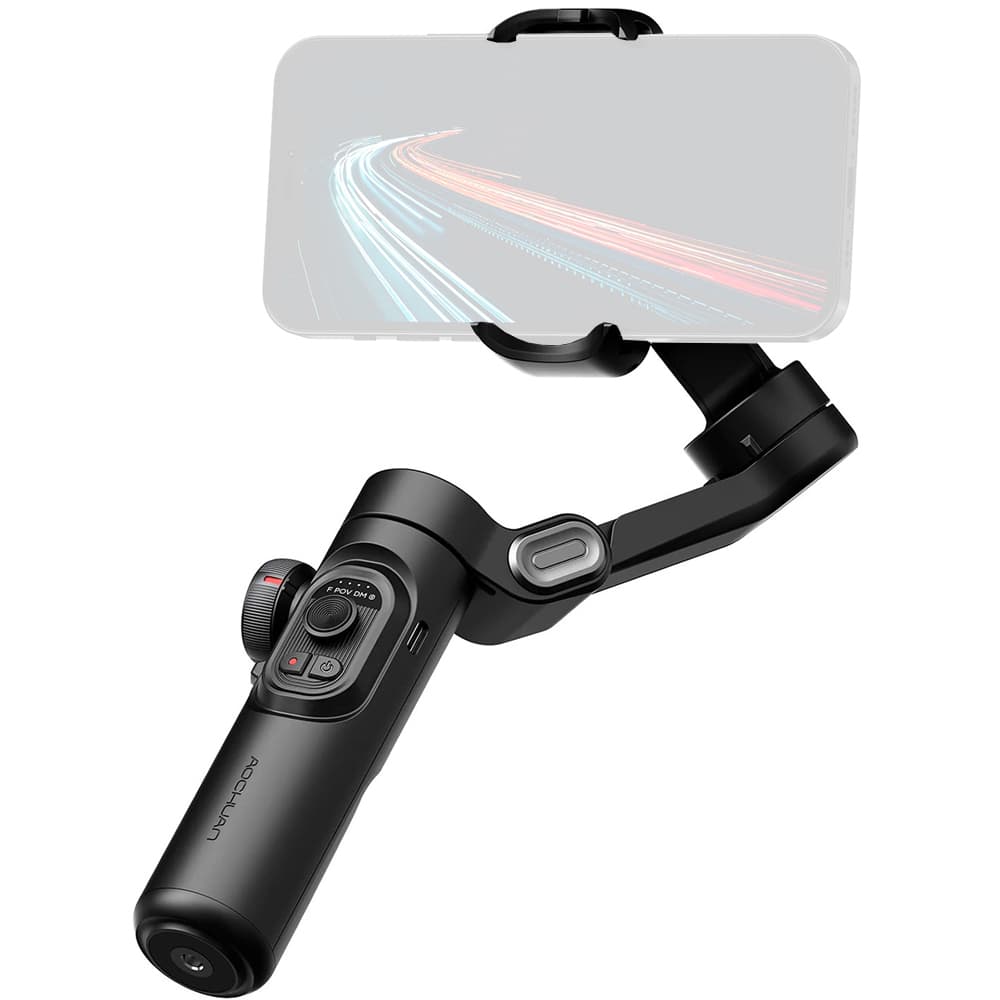 Estabilizador Gimbal Aochuan Smart XE A-MK182 con 3 ejes para Smartphones - Negro