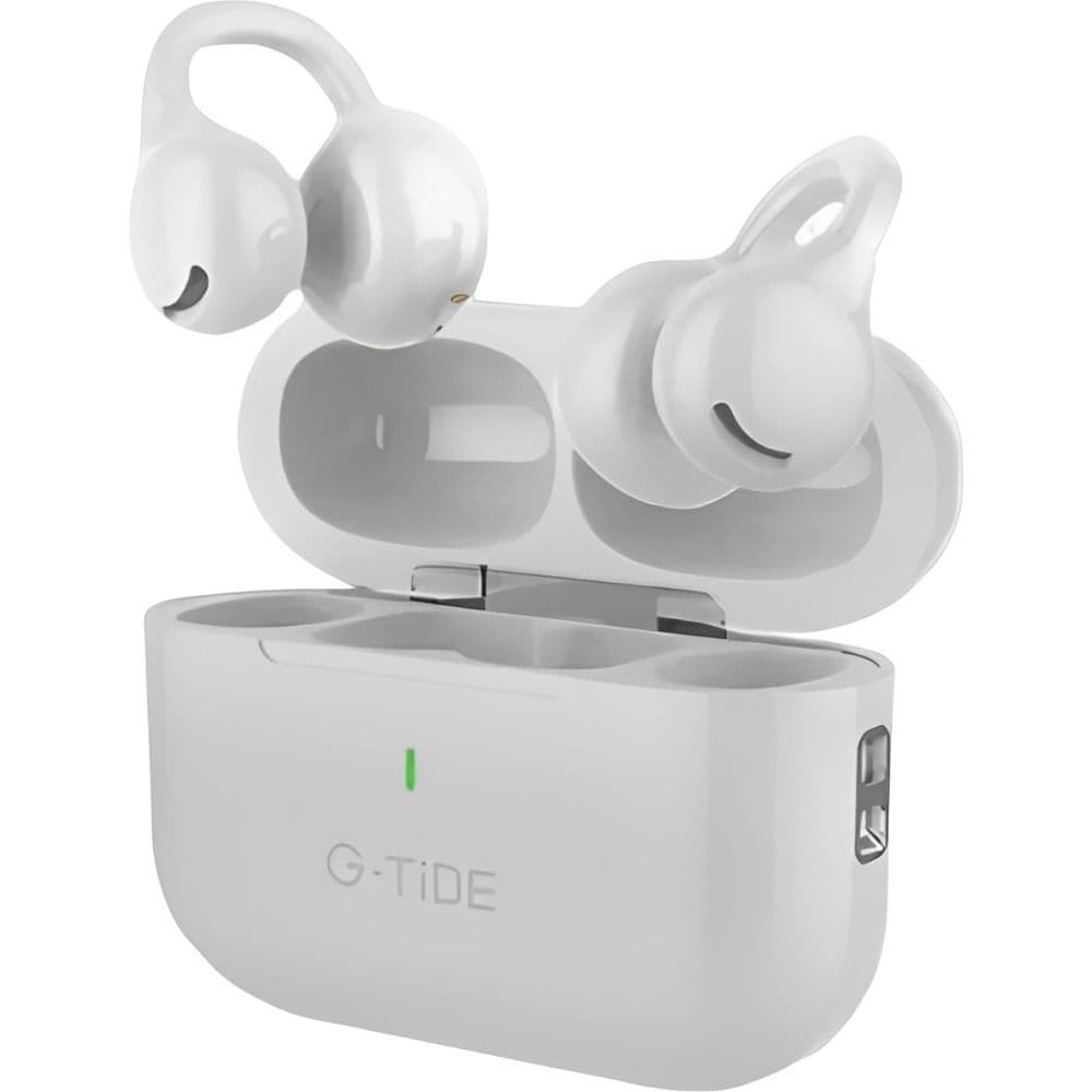 Fone de Ouvido G-Tide Clip On com Bluetooth / Controle Táctil / ANC - White