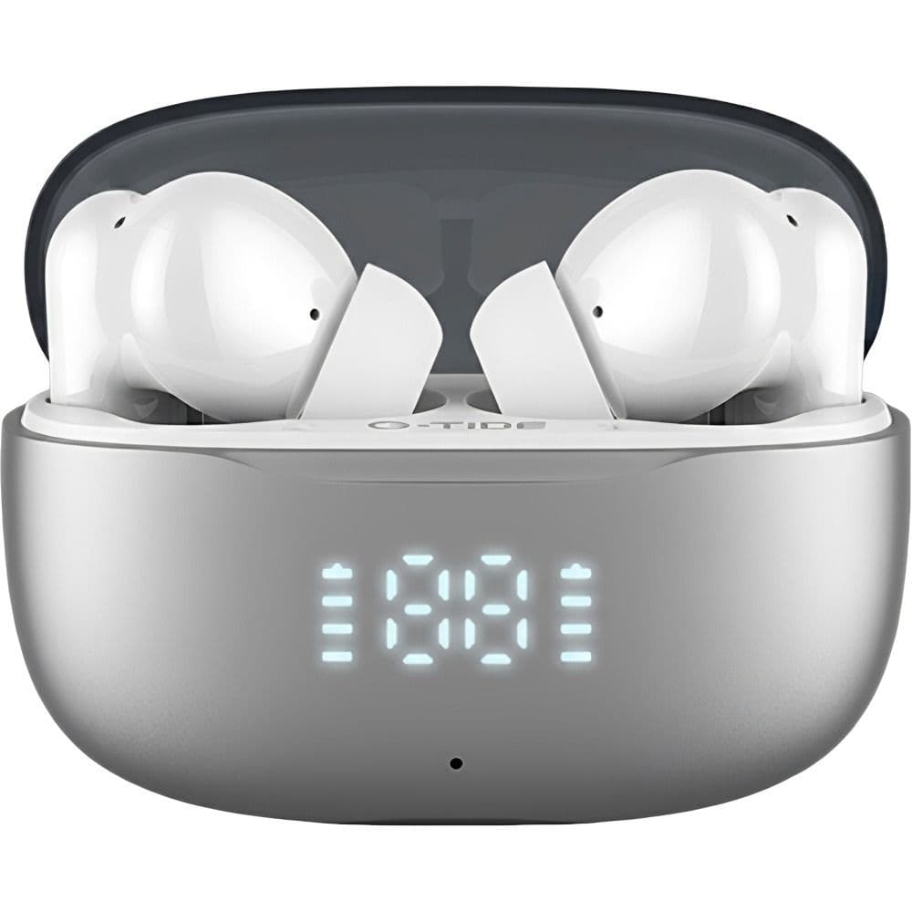 Fone de Ouvido G-Tide ColorBeats com Bluetooth / Microfone / IPX4 / ANC - Silver
