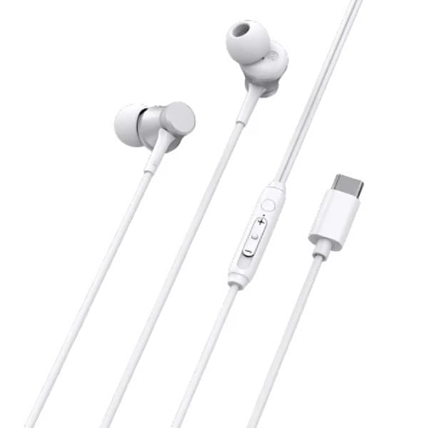 Fone de Ouvido G-TiDE CW02 com Microfone e Cabo de 1.2 Metros - Branco