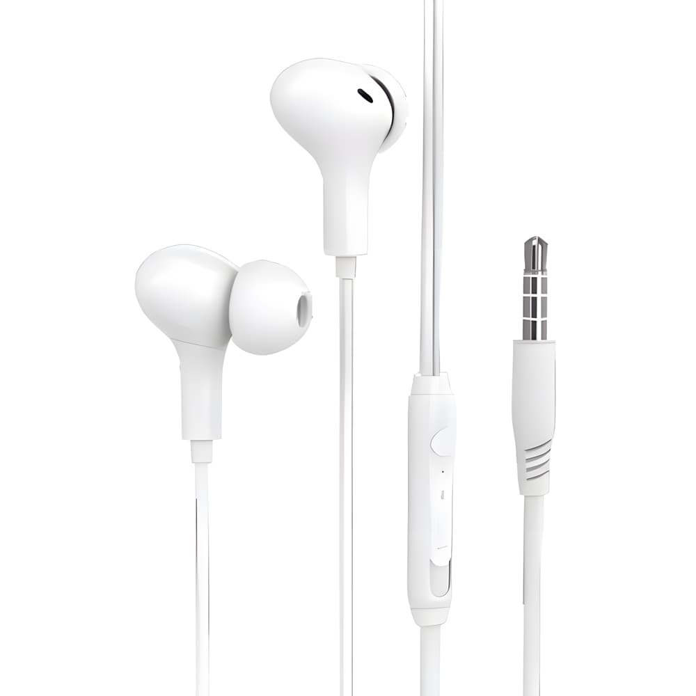 Fone de Ouvido G-Tide MW02 com Conector Mini Jack 3.5mm / Microfone - White