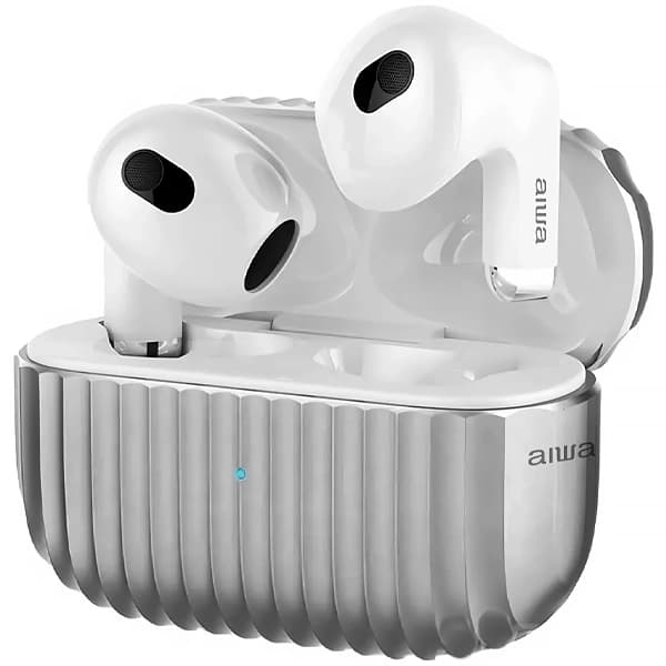 Fone de Ouvido Sem Fio Aiwa AWTWSGM1S - Branco Prata