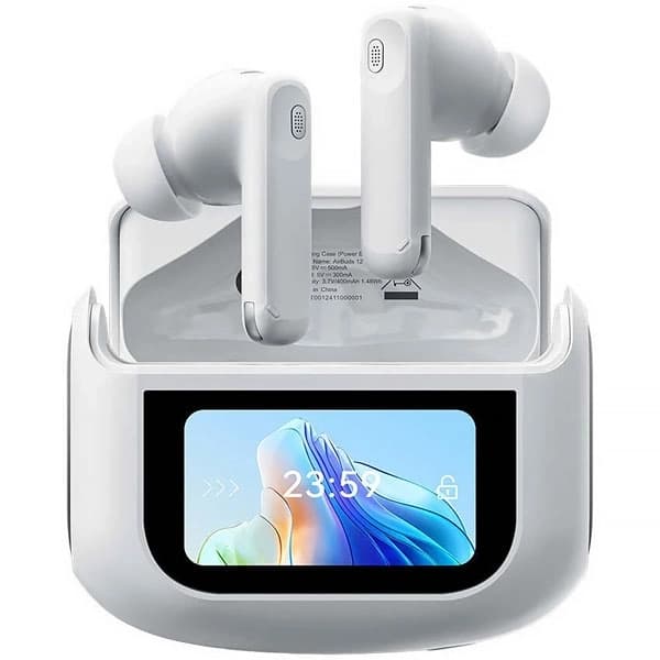 Fone de Ouvido Sem Fio Blackview AirBuds 12 com ANC - Crescent White