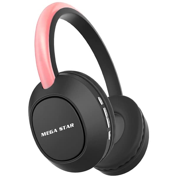 Fone de Ouvido Sem Fio MegaStar HPV05BTN com Bluetooth e Microfone - Preto