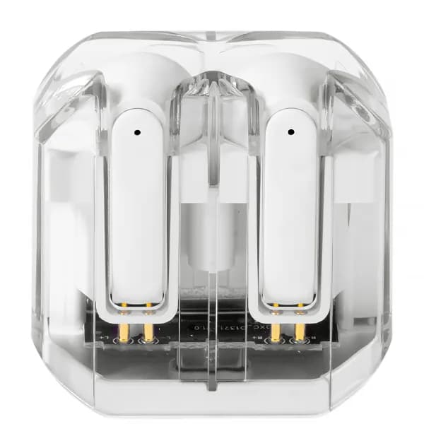 Fone de Ouvido Sem Fio Prosper LX02 - Branco Transparente