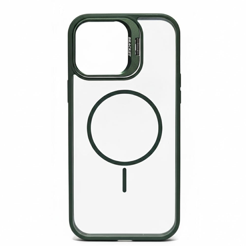 Funda Metal Stand Para Iphone 16 Pro Max - Green