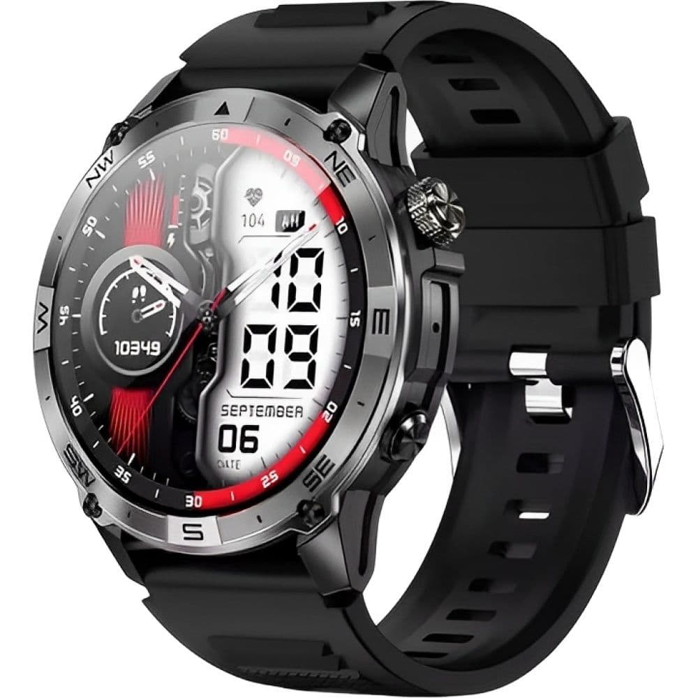 G-Tide R6 Pro com Tela 1.43 AMOLED / Sensor HR / IP68 / Bluetooth - Black