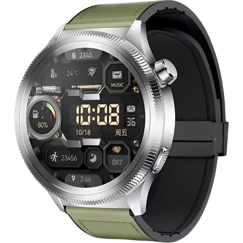 G-Tide R8 Pro com Tela AMOLED 1.43 / Bluetooth / IP68 / Sensor HR - Silver