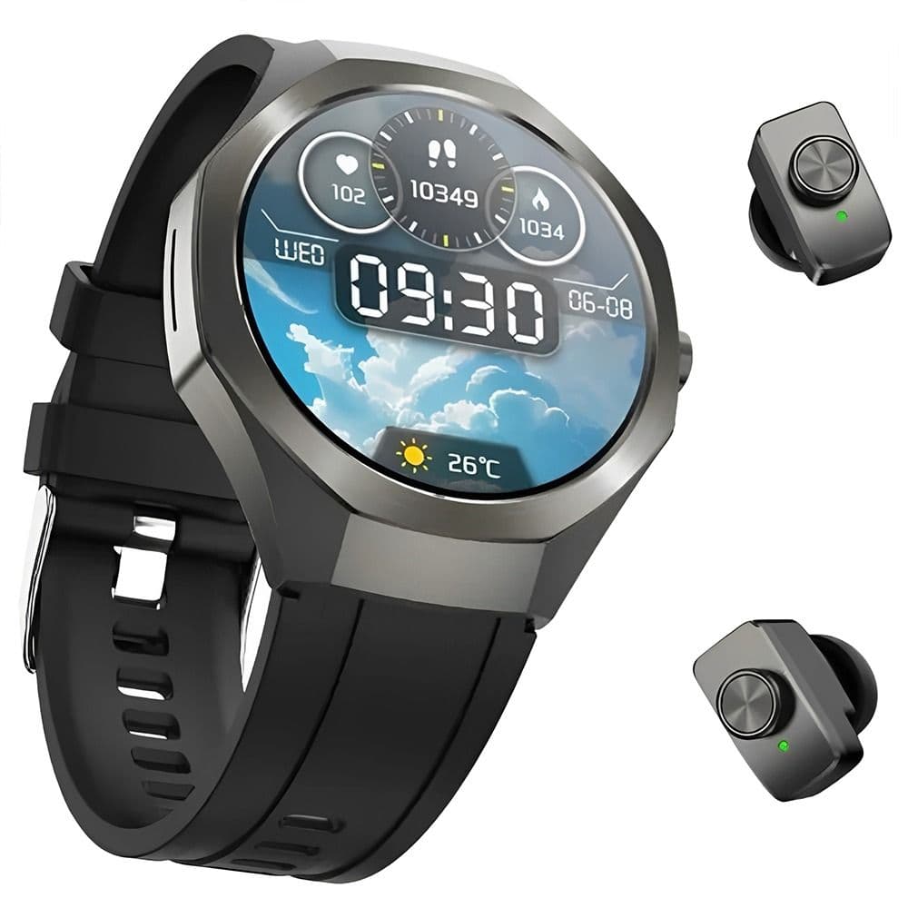 G-Tide R9 Edge com IP68 / Fone de Ouvido Integrado / Bluetooth / Tela AMOLED - Gray