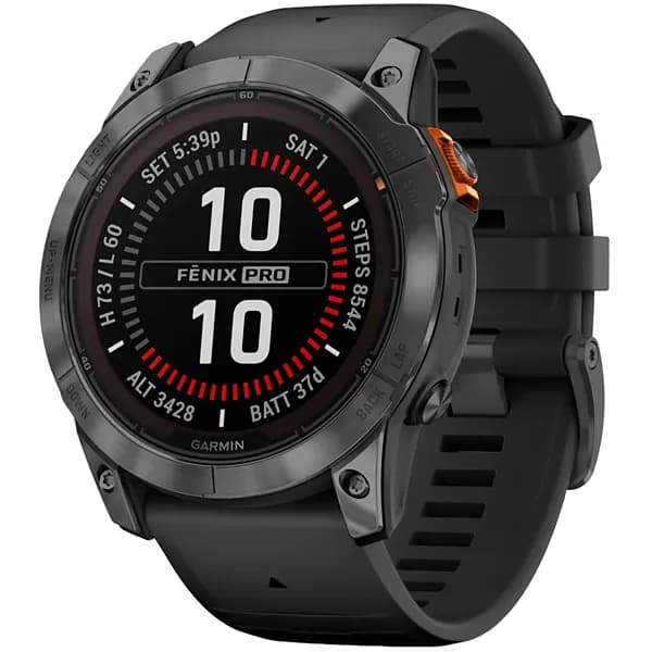 Garmin Fenix 7X Pro Solar 010-02778-01 51 mm com GPS Wi-Fi - Preto