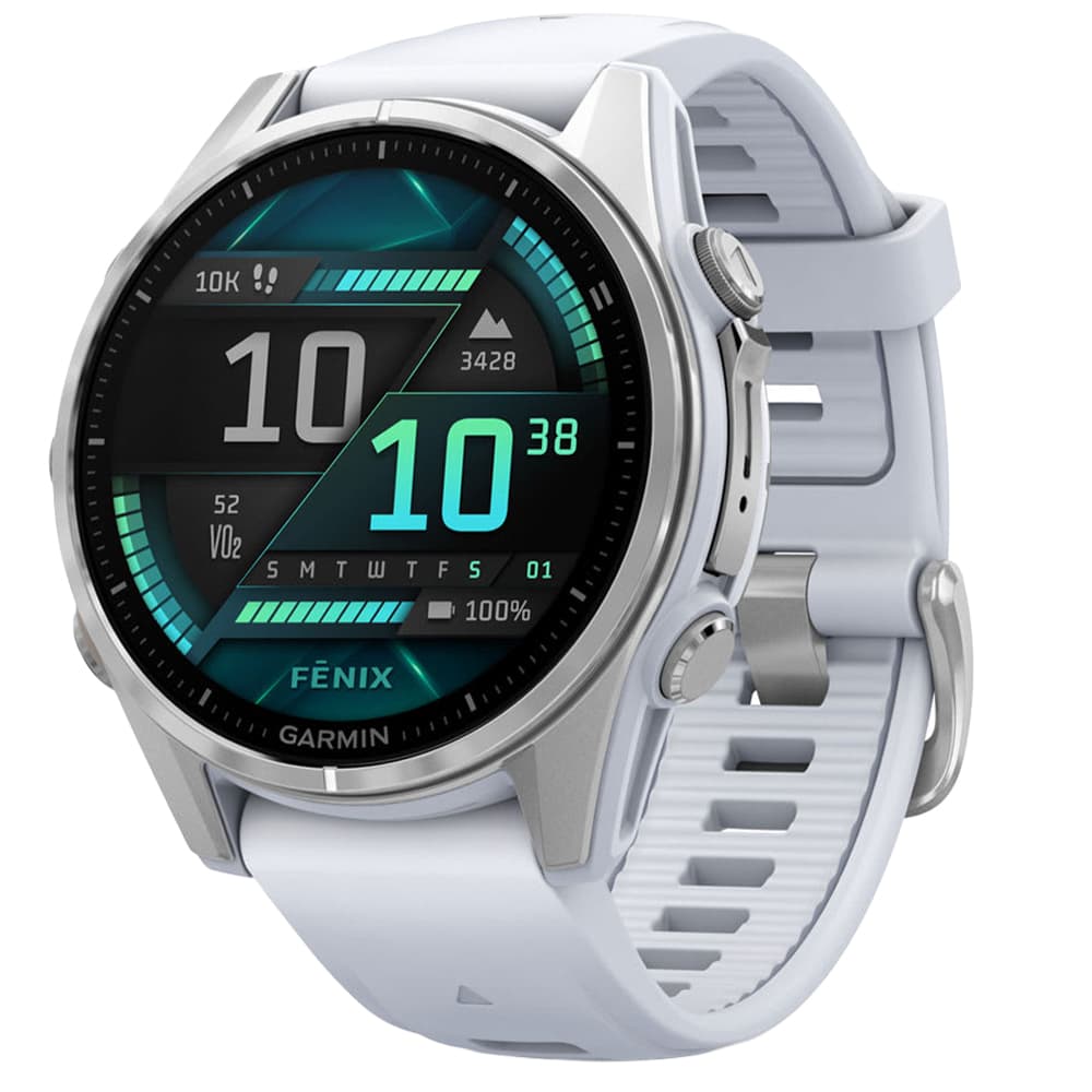 Garmin Fenix 8 010-02903-00 com Tela AMOLED / 10 ATM / 43mm / Bluetooth / ANT+ / Wi-Fi