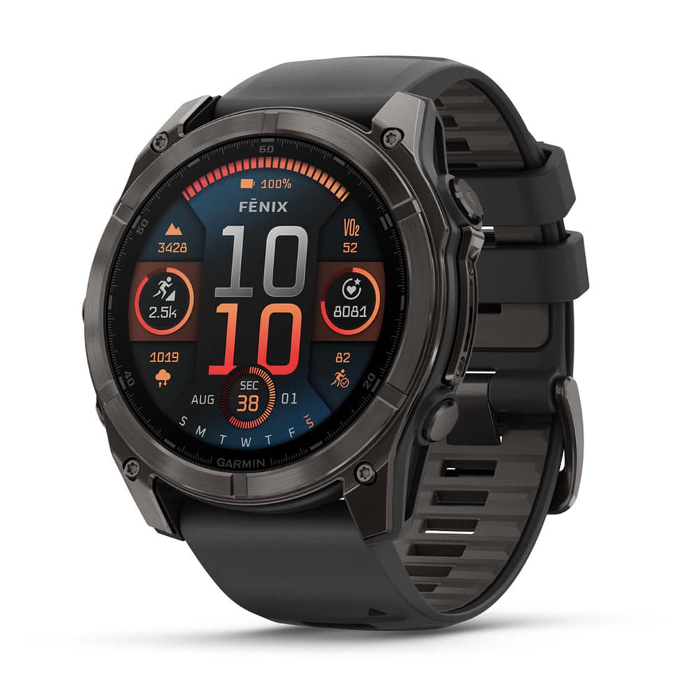Garmin Fenix 8 AMOLED 010-02905-20 de 51mm com 32GB / 10 ATM / Wi-Fi - Black