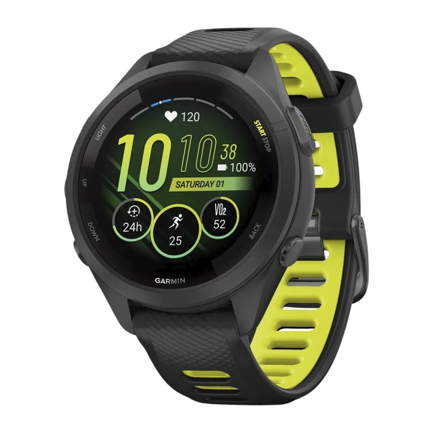 Garmin Forerunner 265S 010-02810-03 com 42mm / 5 ATM / 8GB / Wi-Fi - Black