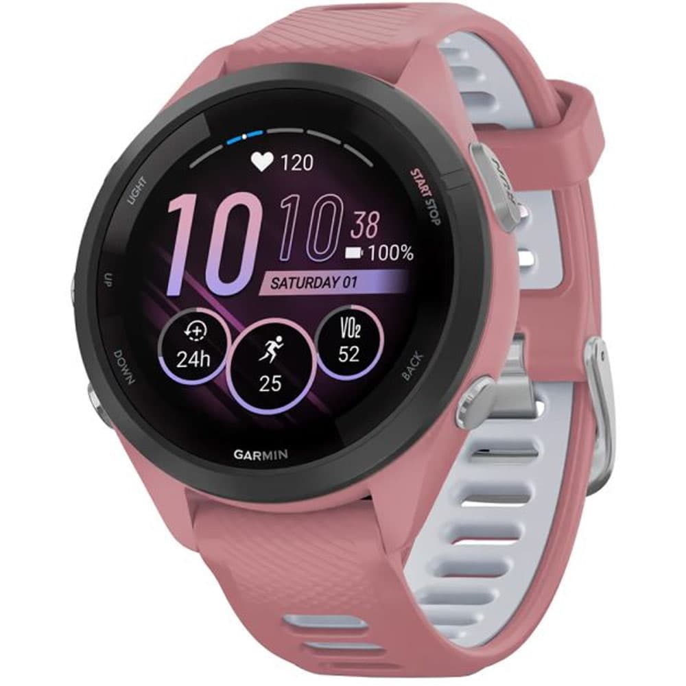 Garmin Forerunner 265S 010-02810-05 con Pantalla 1.1" Bluetooth/Wi-Fi/GPS - Pink/White