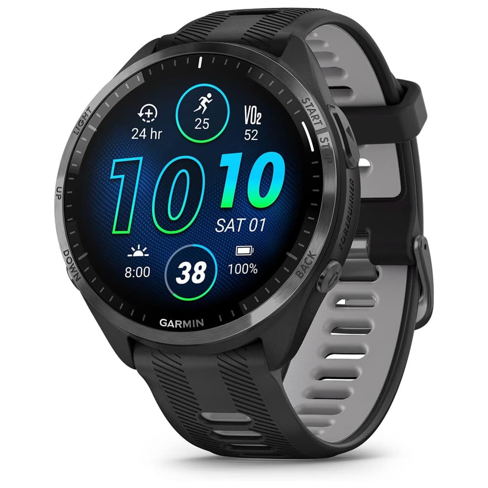 Garmin Forerunner 965 010-02809-00 com Tela AMOLED / 5 ATM / Wi-Fi / 32GB - Black