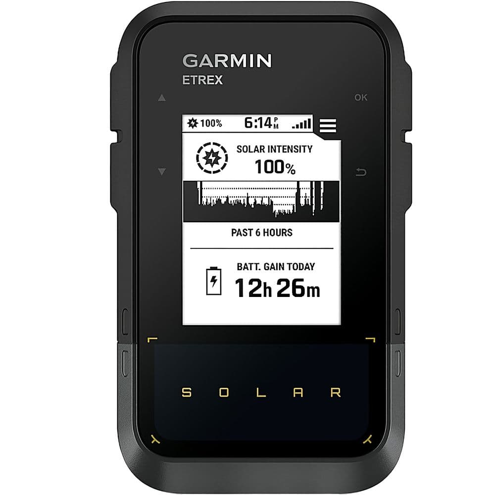 Garmin GPS eTrex Solar 010-02782-00 com Tela 2.16 / IPX7 / USB-C / Bluetooth