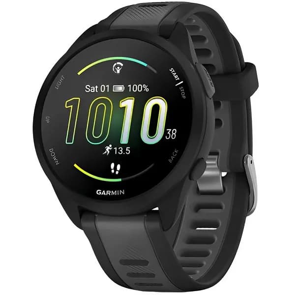 Garmin Relógio Forerunner 165 010-02863 com GPS Bluetooth - Cinza Preto