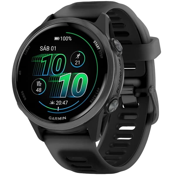 Garmin Relógio Forerunner 570 010-02970 42 mm com GPS Bluetooth - Preto
