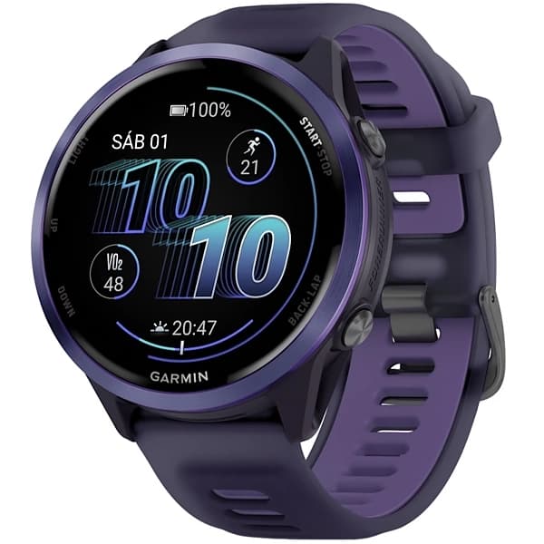 Garmin Relógio Forerunner 570 010-02971 47 mm com GPS Bluetooth - Roxo