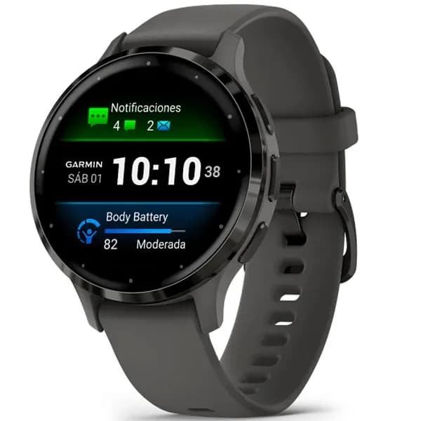 Garmin Relógio Venu 3S 010-02785 com GPS Wi-Fi - Cinza
