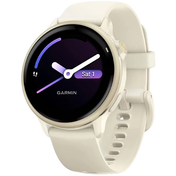 Garmin Relógio Vivoactive 6 010-02985 com GPS Wi-Fi - Lunar Gold Bone