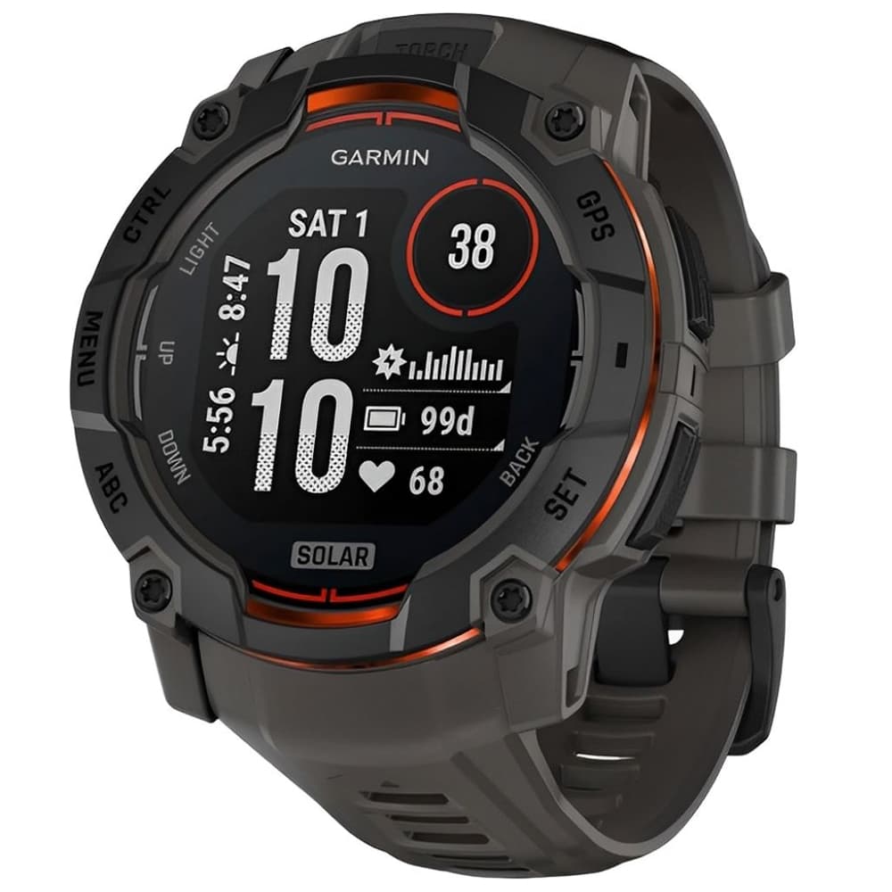 Garmin Reloj GPS Instinct 3 Solar 50MM 010-02935-00- Black
