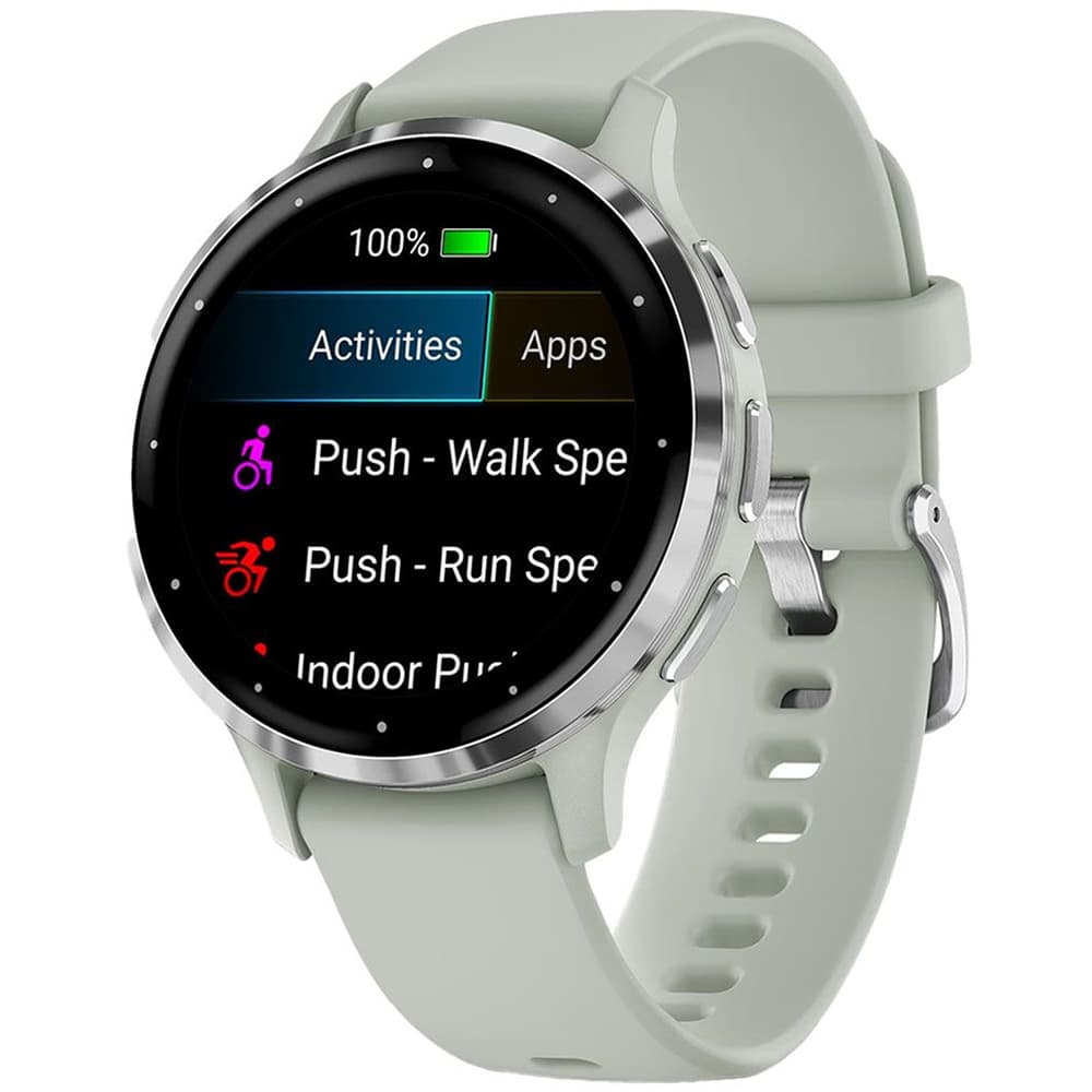 Garmin Venu 3S 010-02785-01 con Pantalla de 1.2"/Bluetooth/GPS/5 ATM - Sage Gray