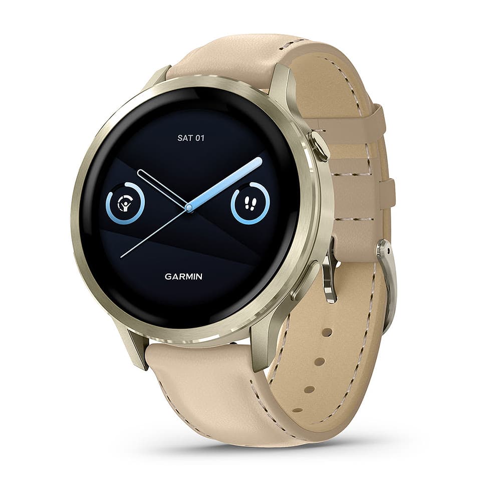 Garmin Venu 4 010-03013-03 com Tela AMOLED / 5 ATM / 41mm / Wi-Fi - Lunar Gold / Bone /