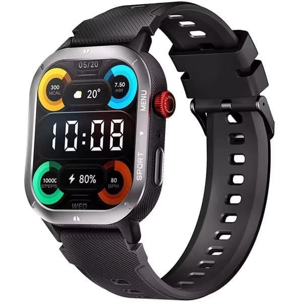 Haylou Relógio IRON Neo HF014 com Bluetooth - Preto (Anatel)