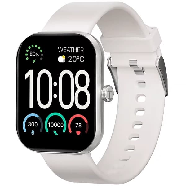 Haylou Relógio Watch S6 HF010 com Bluetooth - Prata (Anatel)
