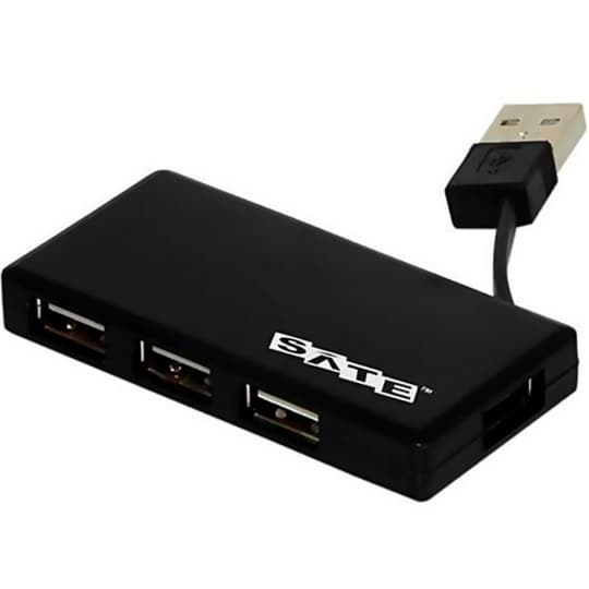 Hub USB Satellite A-HUB08 con 4 Puertos USB - Negro