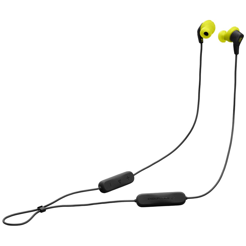 JBL Fone de Ouvido JBL Endurance Run 3 Bluetooth - Preto/Verde Limão