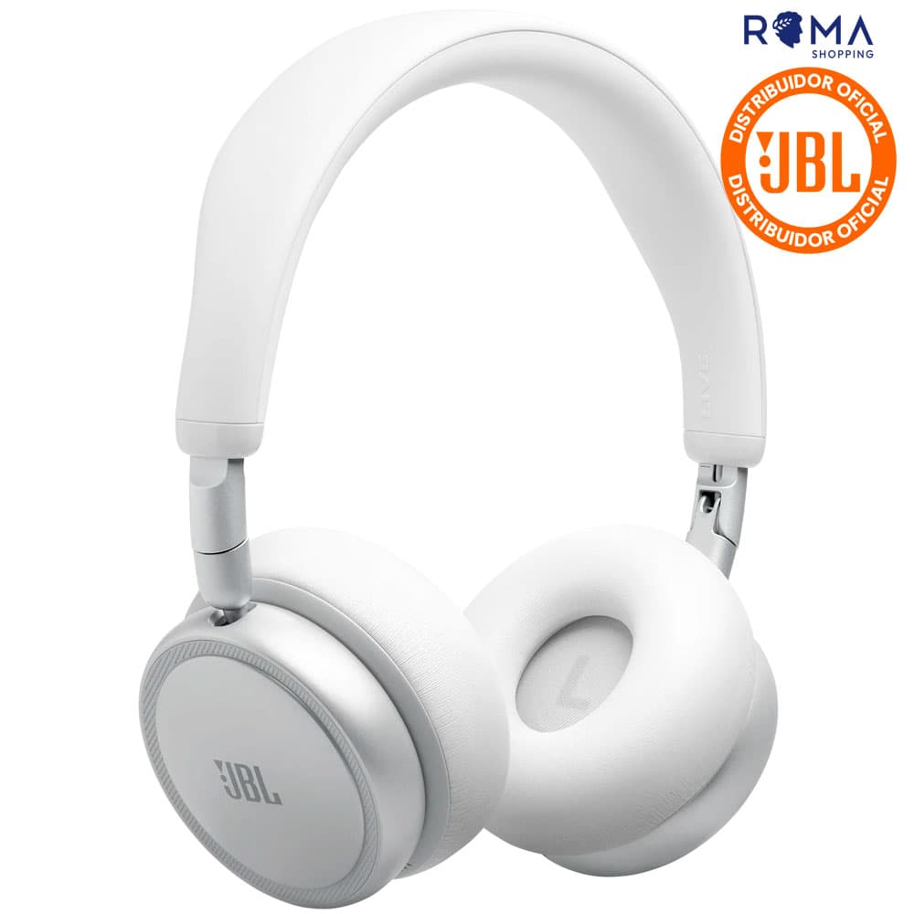 JBL Fone de Ouvido JBL Live 680NC Bluetooth - Branco