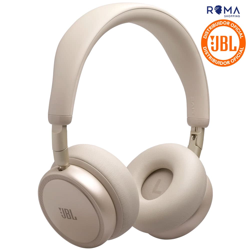 JBL Fone de Ouvido JBL Live 680NC Bluetooth - Champagne